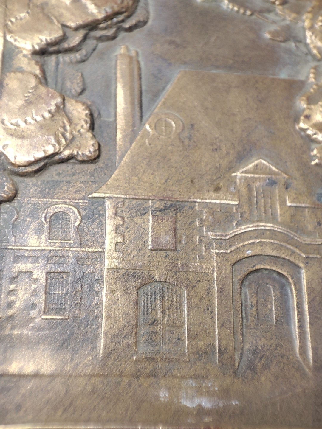 gush小明220721 法国景观建筑纪念铜章1931 口腔医学家纪念，巴黎造币厂