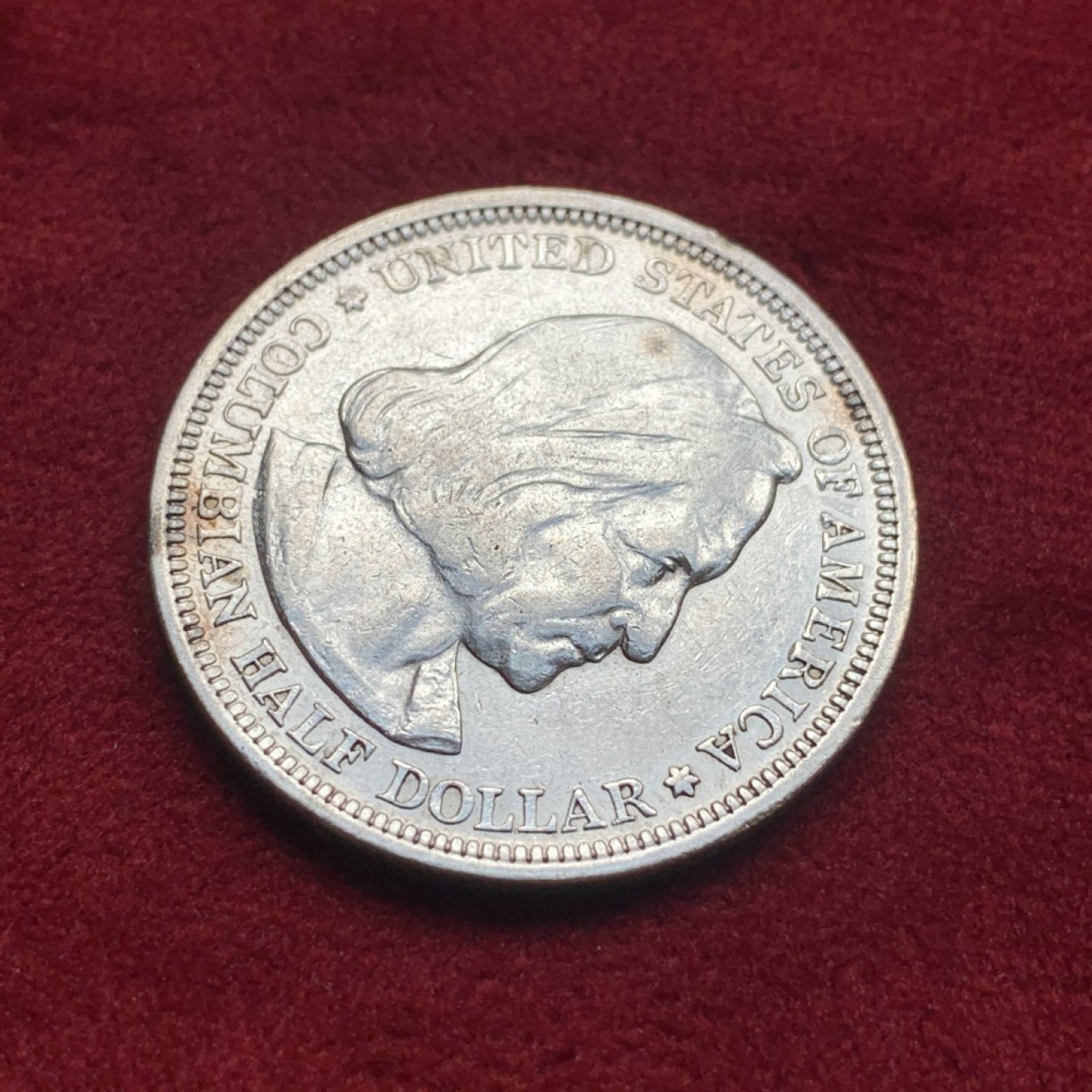 《竞宝斋》第76场-本周日，周一2场连拍（全场不限金额包邮） 美国 1893年 哥伦布 半美元 地球银币