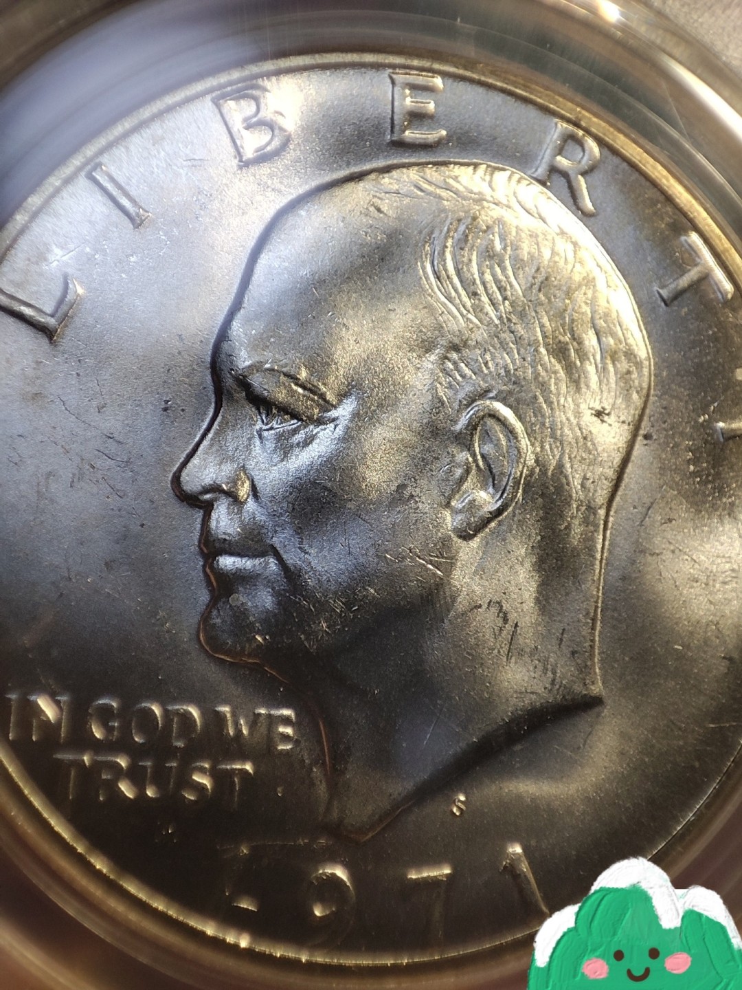 gush小明220721 1971艾森豪威尔1美元大银币