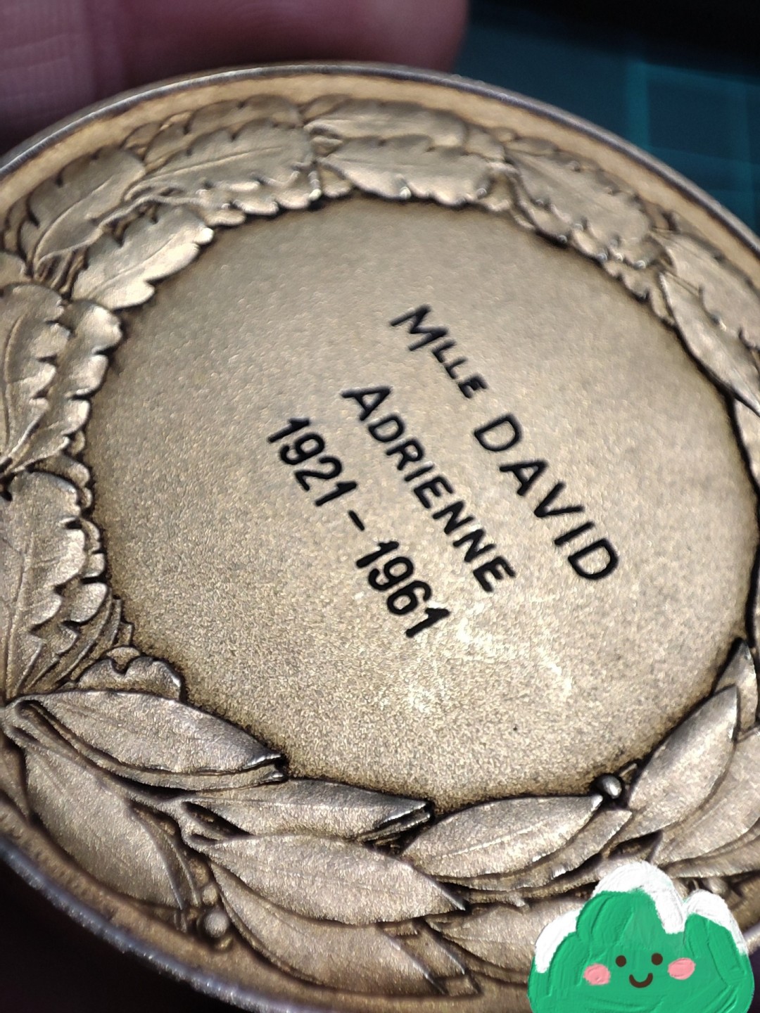 gush小明220721 法国1961气象学会镀金银章