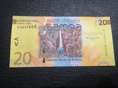 《外钞收藏家》第一百九十期 - 萨摩亚20 获奖币评选之一 全新UNC