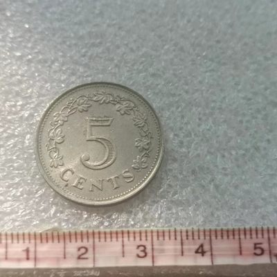 【淘币小摊】第十四拍散币场暂不收取邮费预留满百包邮发出可和其他场合并发货 - 马耳他1977年5分