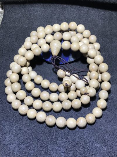 仅此一串，精美鱼籽纹10年老竹串一条， - 仅此一串，精美鱼籽纹10年老竹串一条，