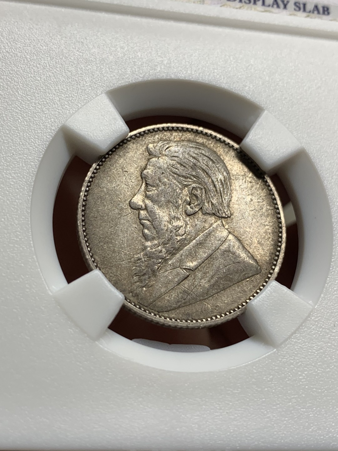 《竞宝斋》第76场-本周日，周一2场连拍（全场不限金额包邮） 南非1897年 1先令银币（银5.65克）