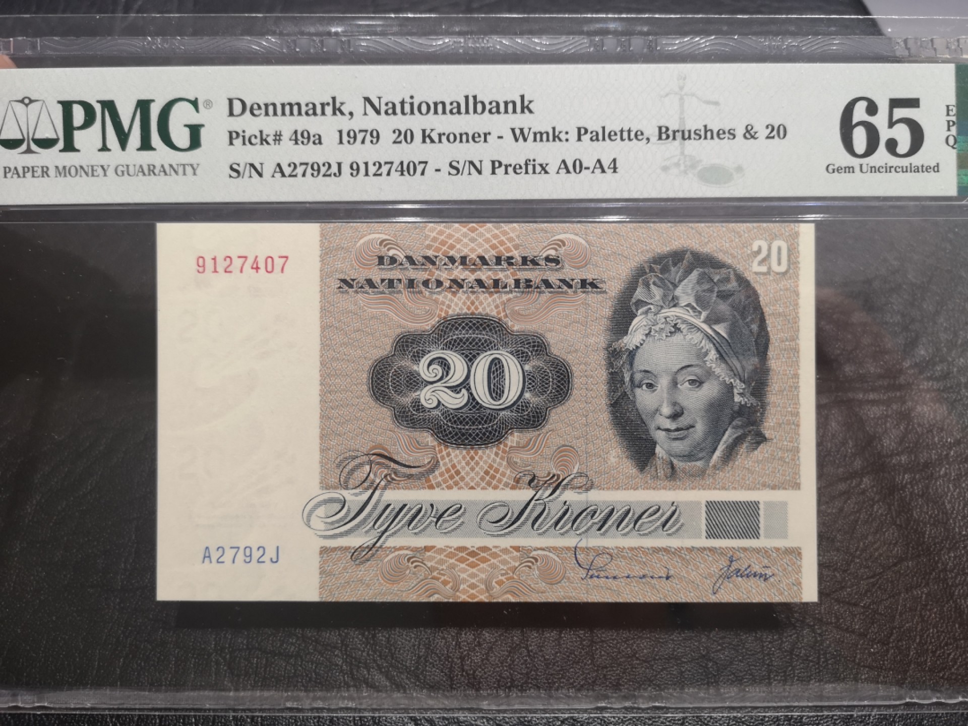 《外钞收藏家》第一百九十期 1979年丹麦动物版20马克 PMG65