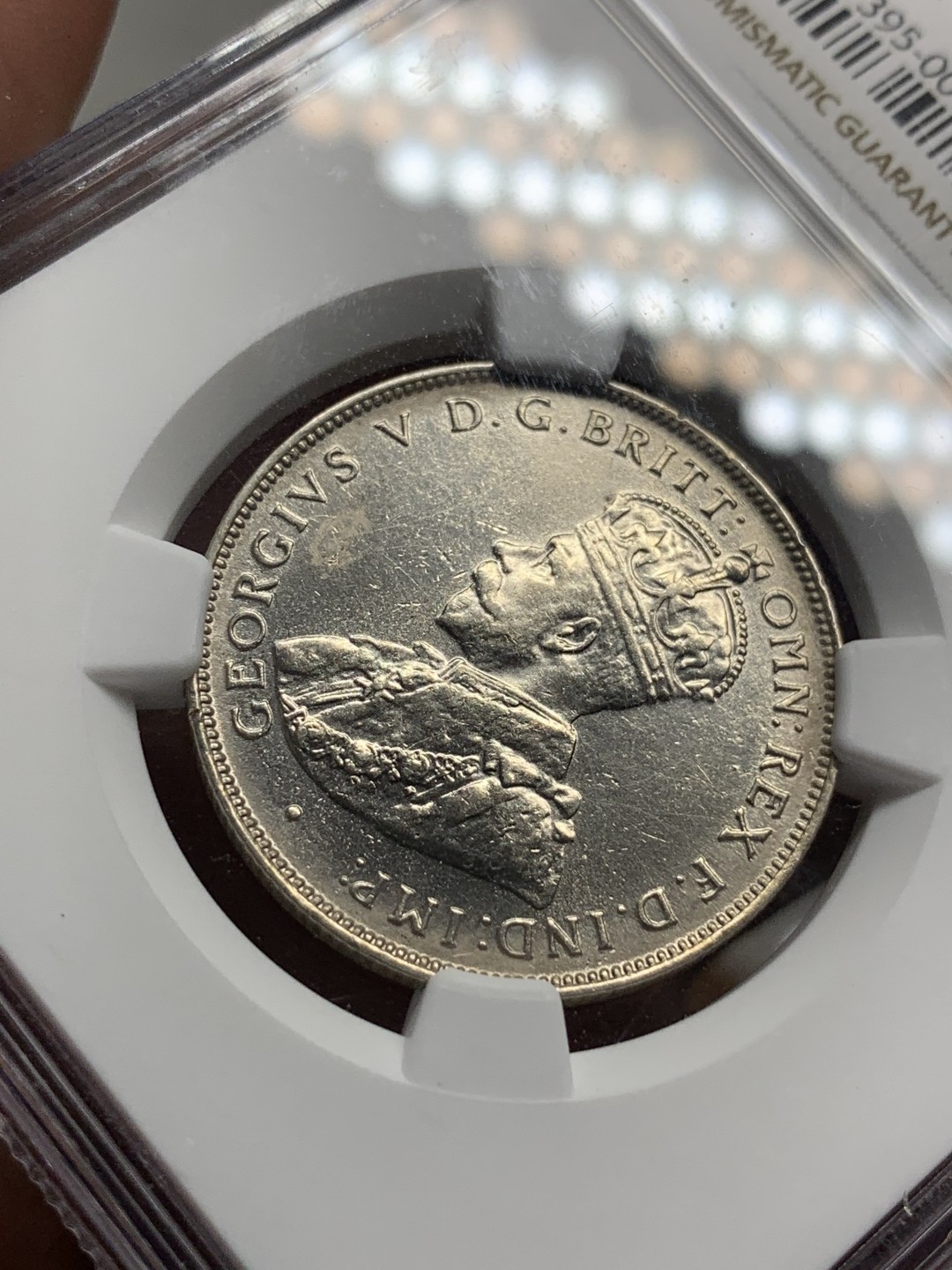 《竞宝斋》第76场-本周日，周一2场连拍（全场不限金额包邮） NGC-UNC DETAIL 英属西非 1936年2先令银币 少见品种 年份标签错误 