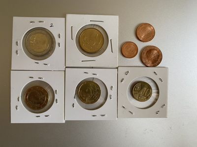 硬币专场4（精品场） - 全新卷拆 奥地利欧元硬币一套