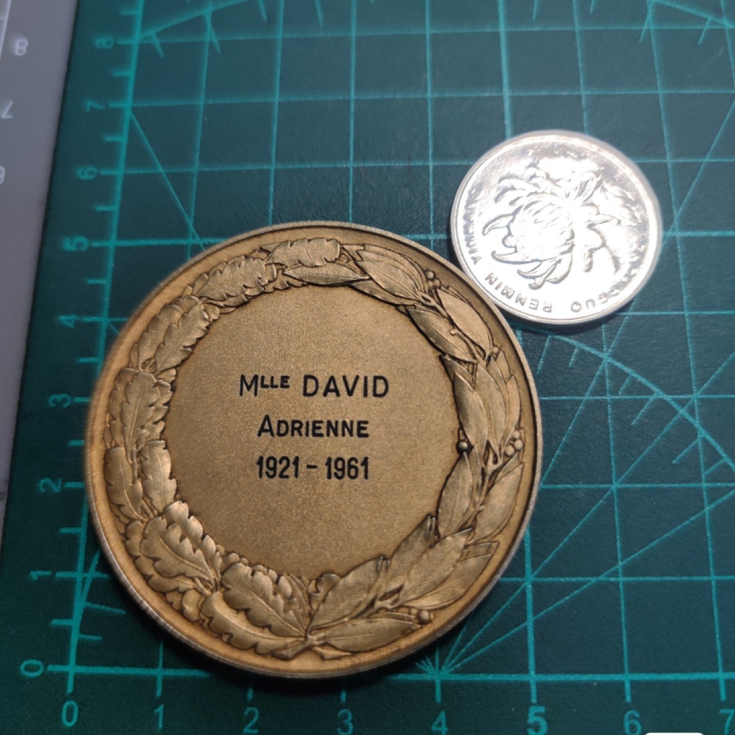 gush小明220721 法国1961气象学会镀金银章