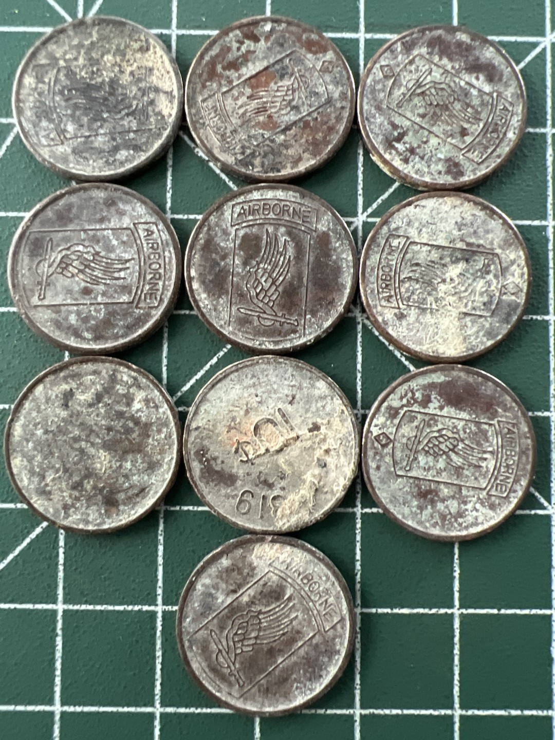 泡泡堂第四十三期  世界硬币纪念章专场（无押金，无佣金，捡漏，全场20包邮，偏远地区除外） 美国越战军队用币十个