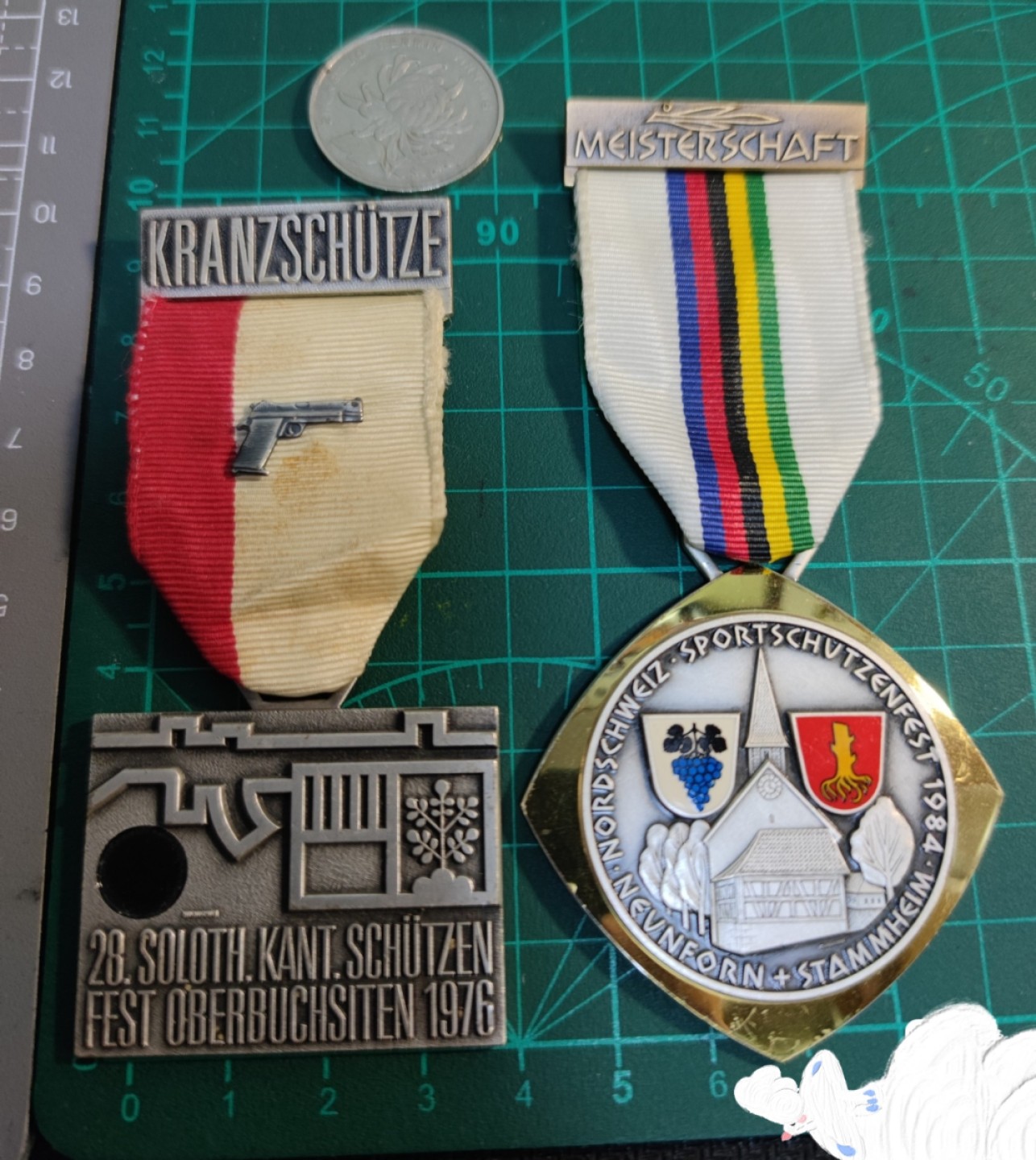 gush小明220721 瑞士狩猎节纪念章二枚