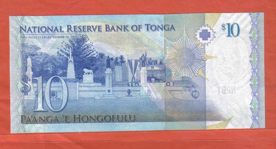 汤加2008年2009年10潘加 A冠 克劳斯目录P-40 实物图 UNC      