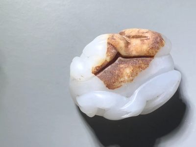 玉蟾手把件 玉蟾手把件