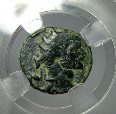 古罗马铜币,克劳狄二世动物币,鹰,AE3铜币,AD268-270,约14mm,1.5g,自打标签盒子R0580ix - 古罗马铜币,克劳狄二世动物币,鹰,AE3铜币,AD268-270,约14mm,1.5g,自打标签盒子R0580ix