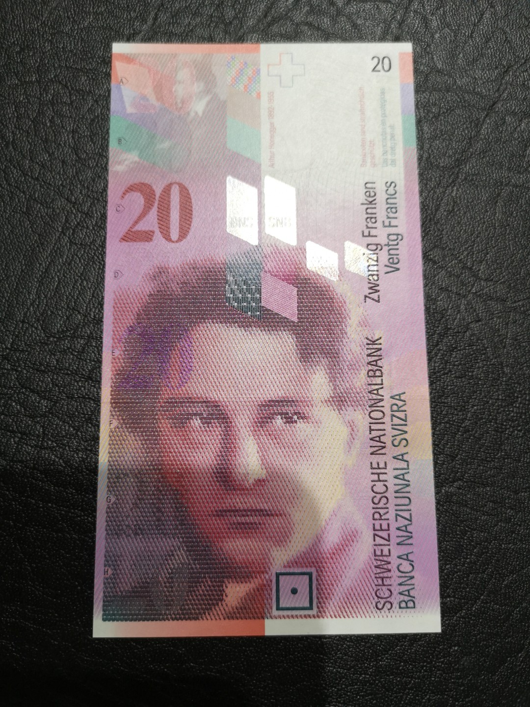 《外钞收藏家》第一百九十期 2014年瑞士20法郎 全新UNC 