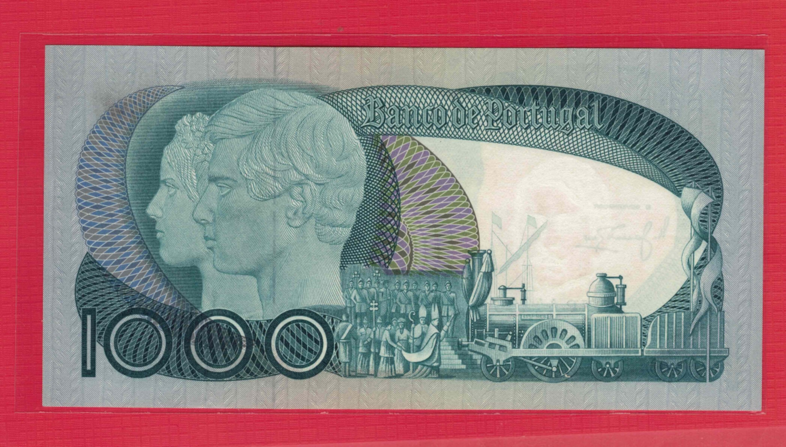葡萄牙1981年1000埃斯库多 克劳斯目录P-175c 全新UNC  