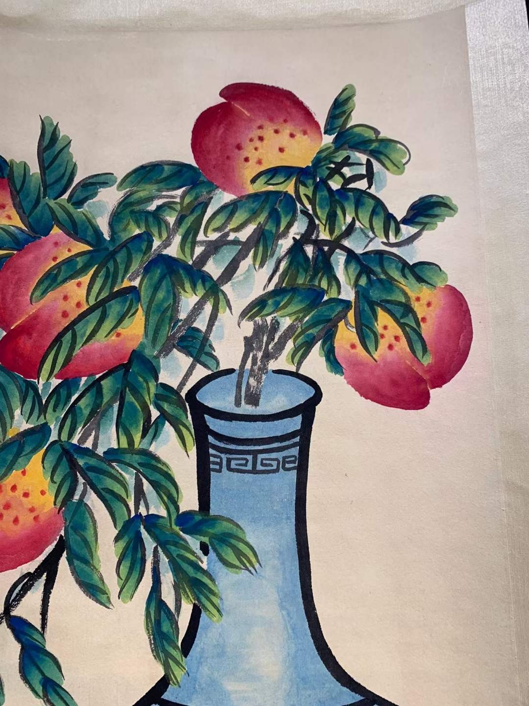 齐良末，齐白石幼子，自幼随父学画，攻山水、人物、花卉，追求气派风格。画心尺寸96/58……g13 齐良末，齐白石幼子，自幼随父学画，攻山水、人物、花卉，追求气派风格。画心尺寸96/58……g13