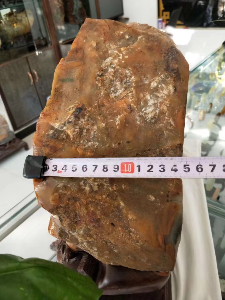 纯天然云南黄龙玉茄子山高端大摆件《旗开得胜》
