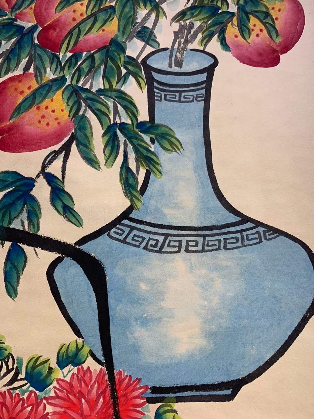 齐良末，齐白石幼子，自幼随父学画，攻山水、人物、花卉，追求气派风格。画心尺寸96/58……g13 齐良末，齐白石幼子，自幼随父学画，攻山水、人物、花卉，追求气派风格。画心尺寸96/58……g13