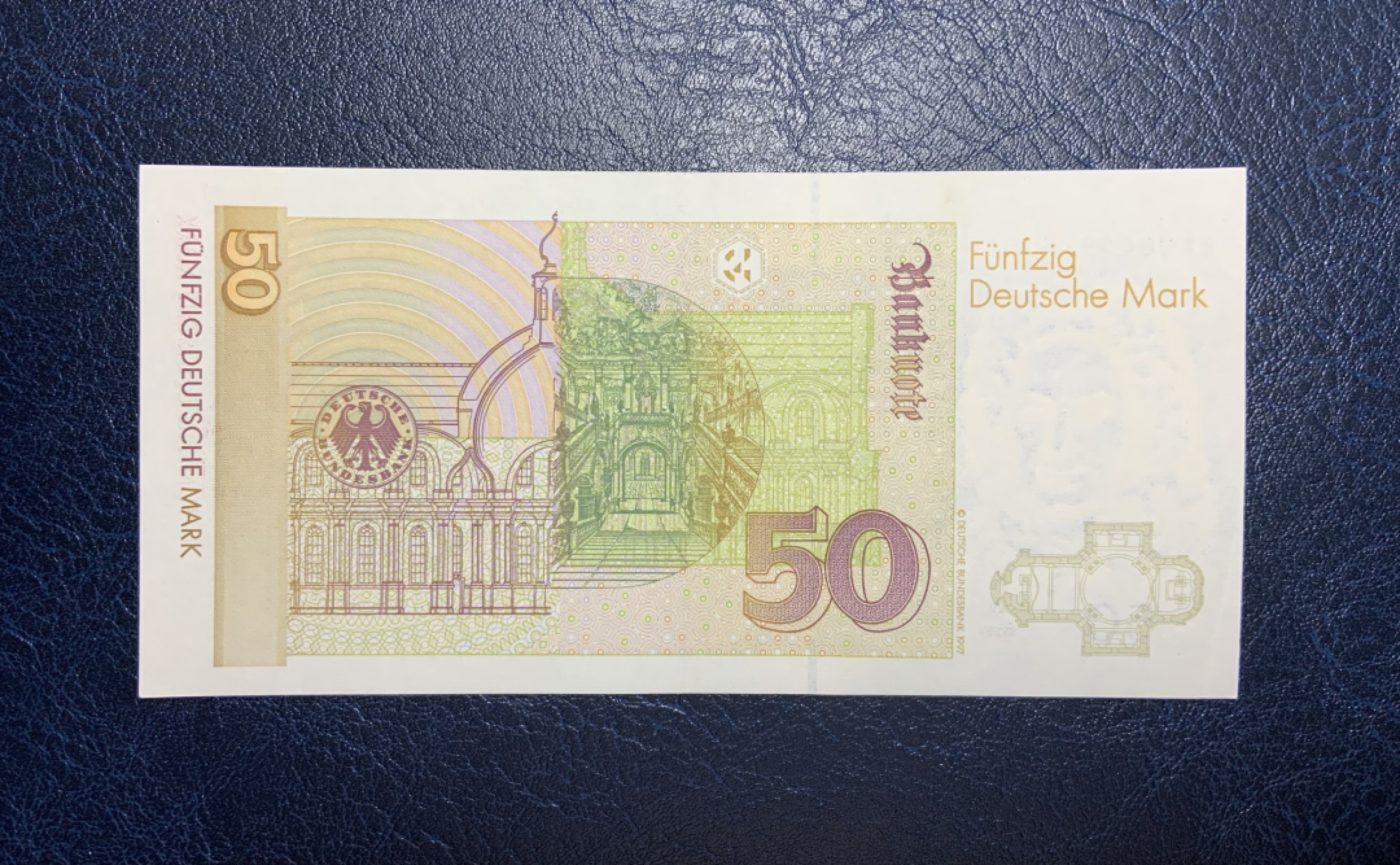 收藏联盟Quantum Auction 第179期拍卖 德国1996年50马克 AU品相 细节如图 建筑家纽曼