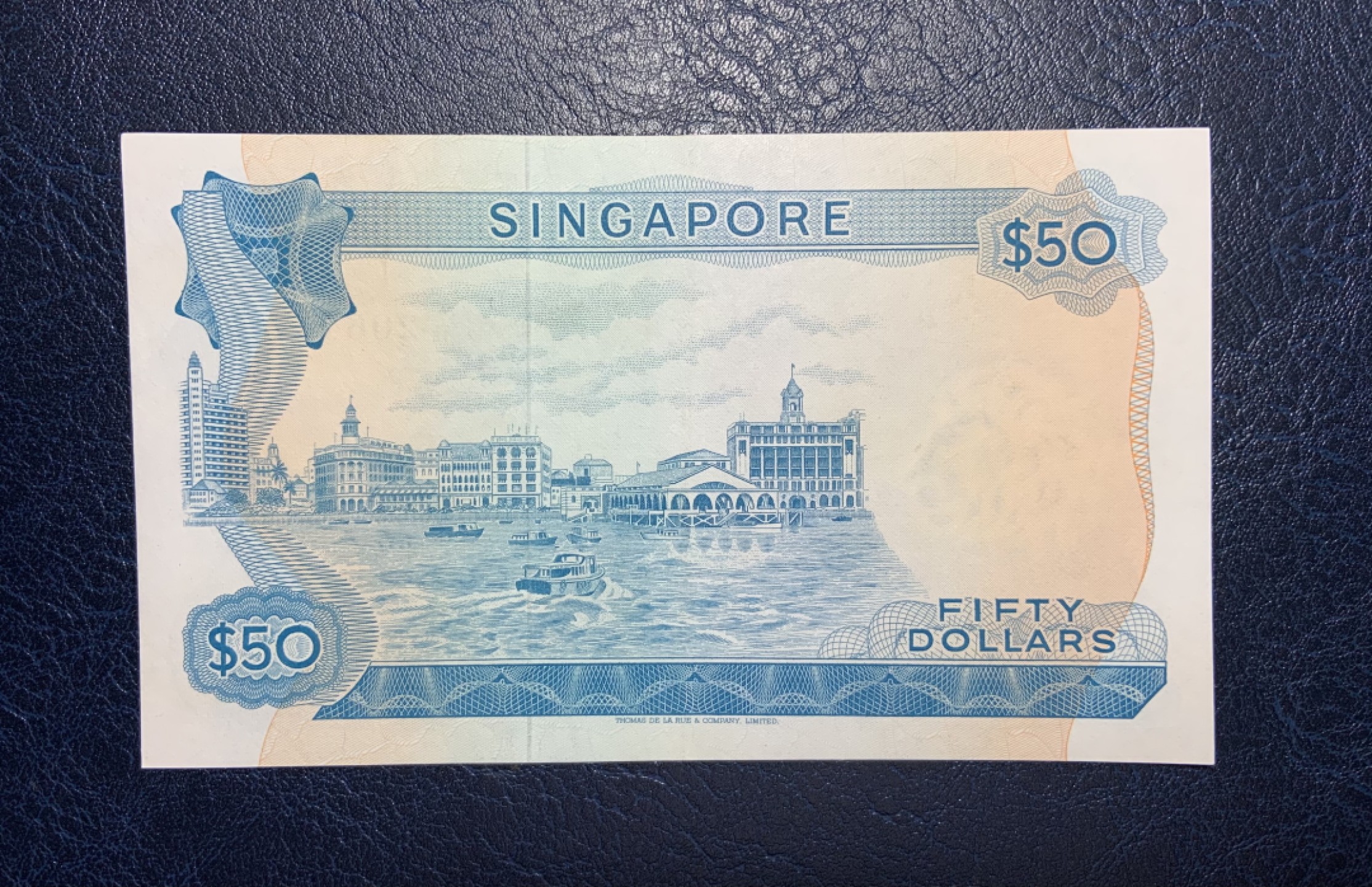 收藏联盟Quantum Auction 第179期拍卖 新加坡1970年50元 AU品相 细节如图 稀少吴庆瑞签名版