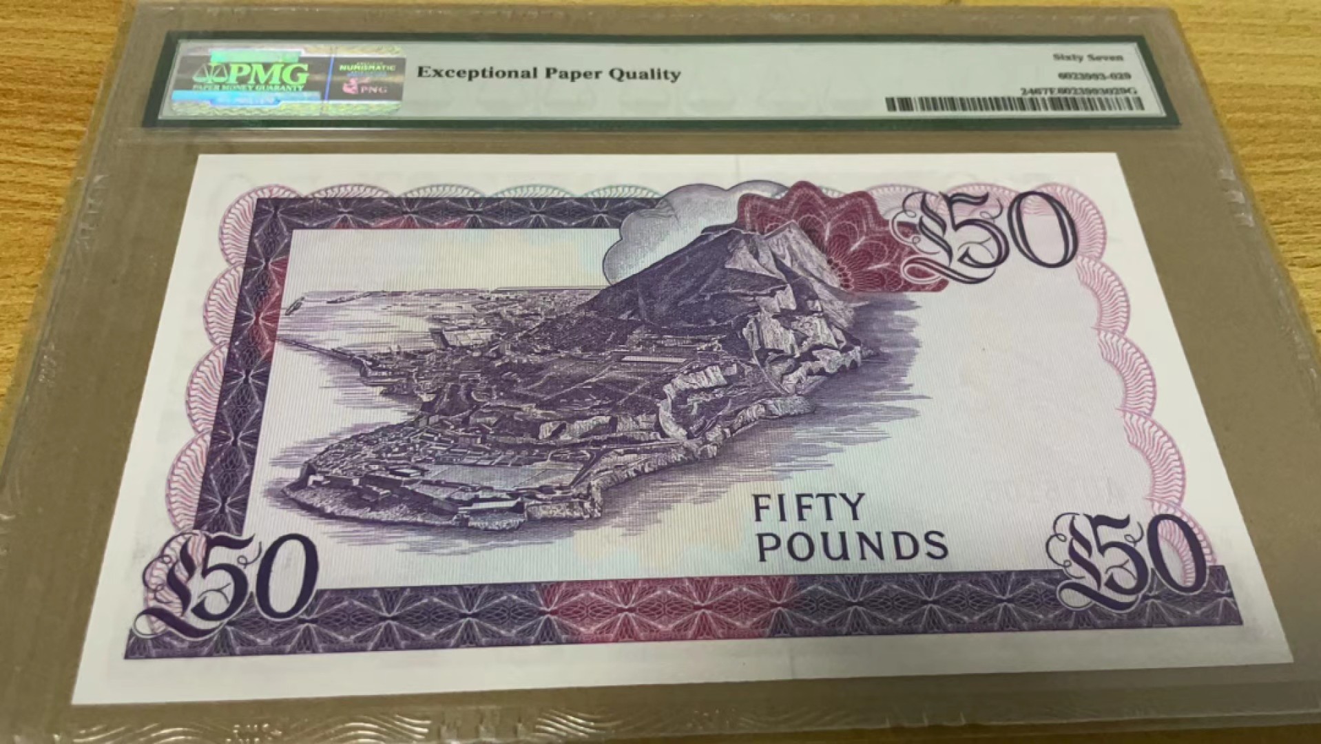 【Blue Auction】✨世界纸币精拍第206期【精】 直布罗陀 1986年50镑 高冠女王 PMG67EPQ 