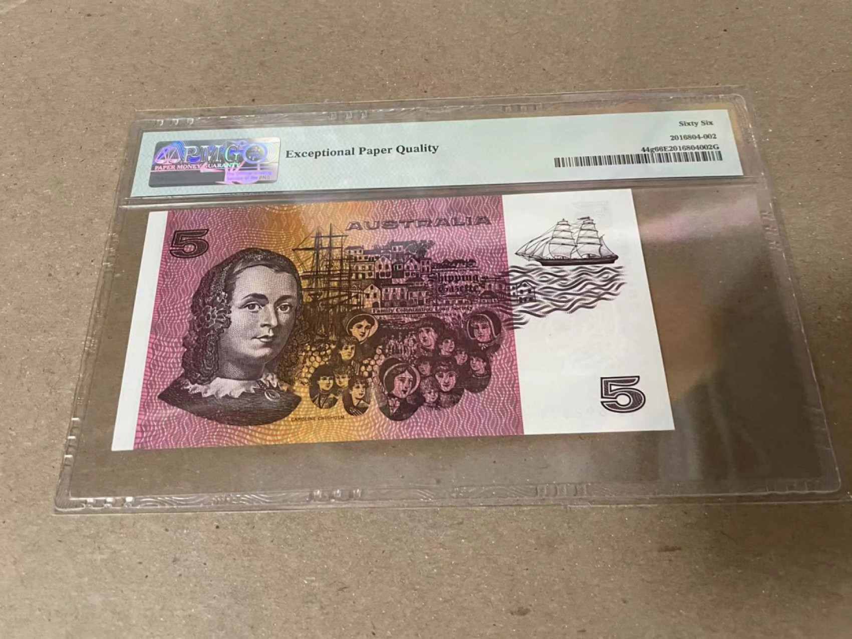 【Blue Auction】✨世界纸币精拍第206期【精】 澳大利亚 1991年5元 PMG66EPQ 