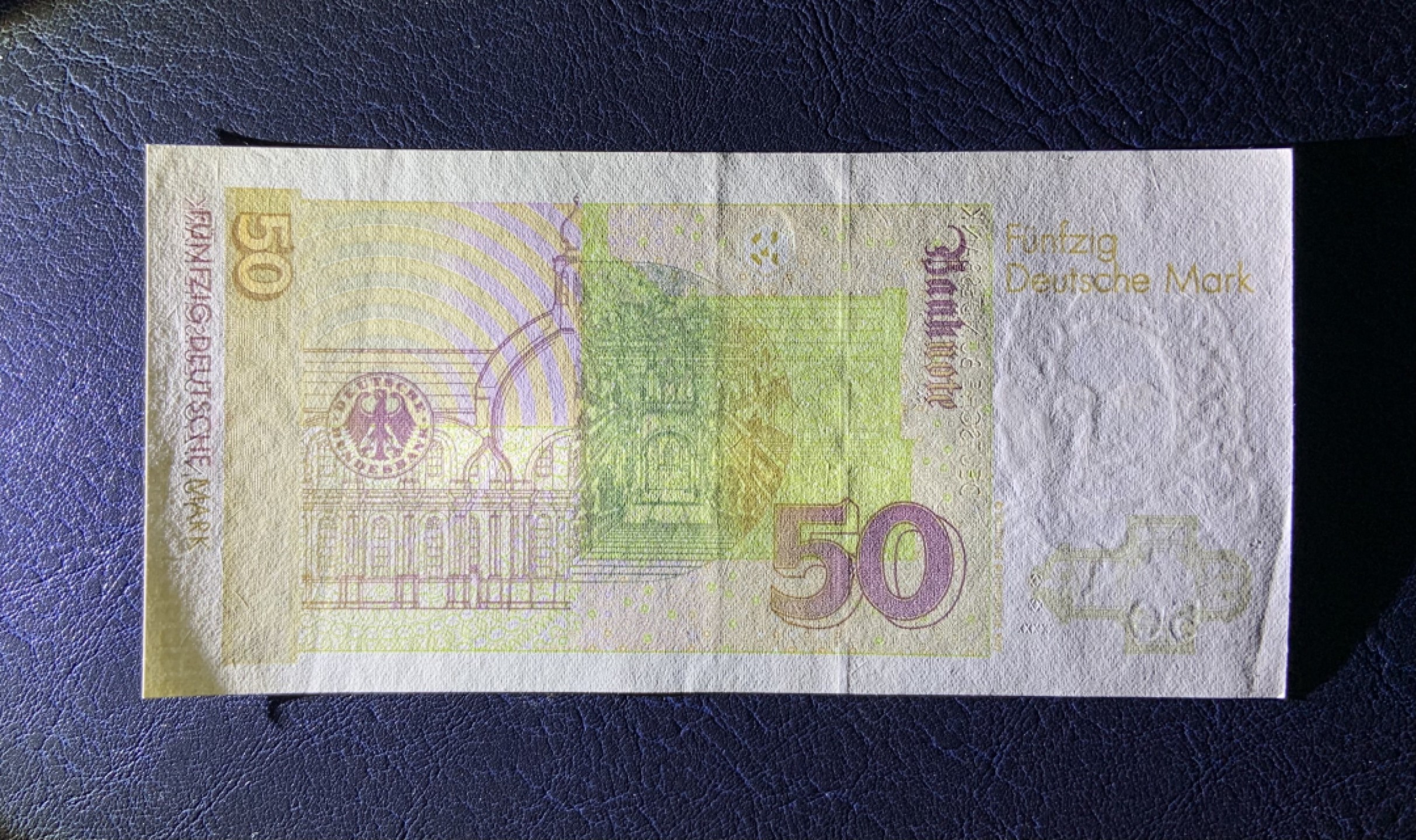 收藏联盟Quantum Auction 第179期拍卖 德国1996年50马克 AU品相 细节如图 建筑家纽曼