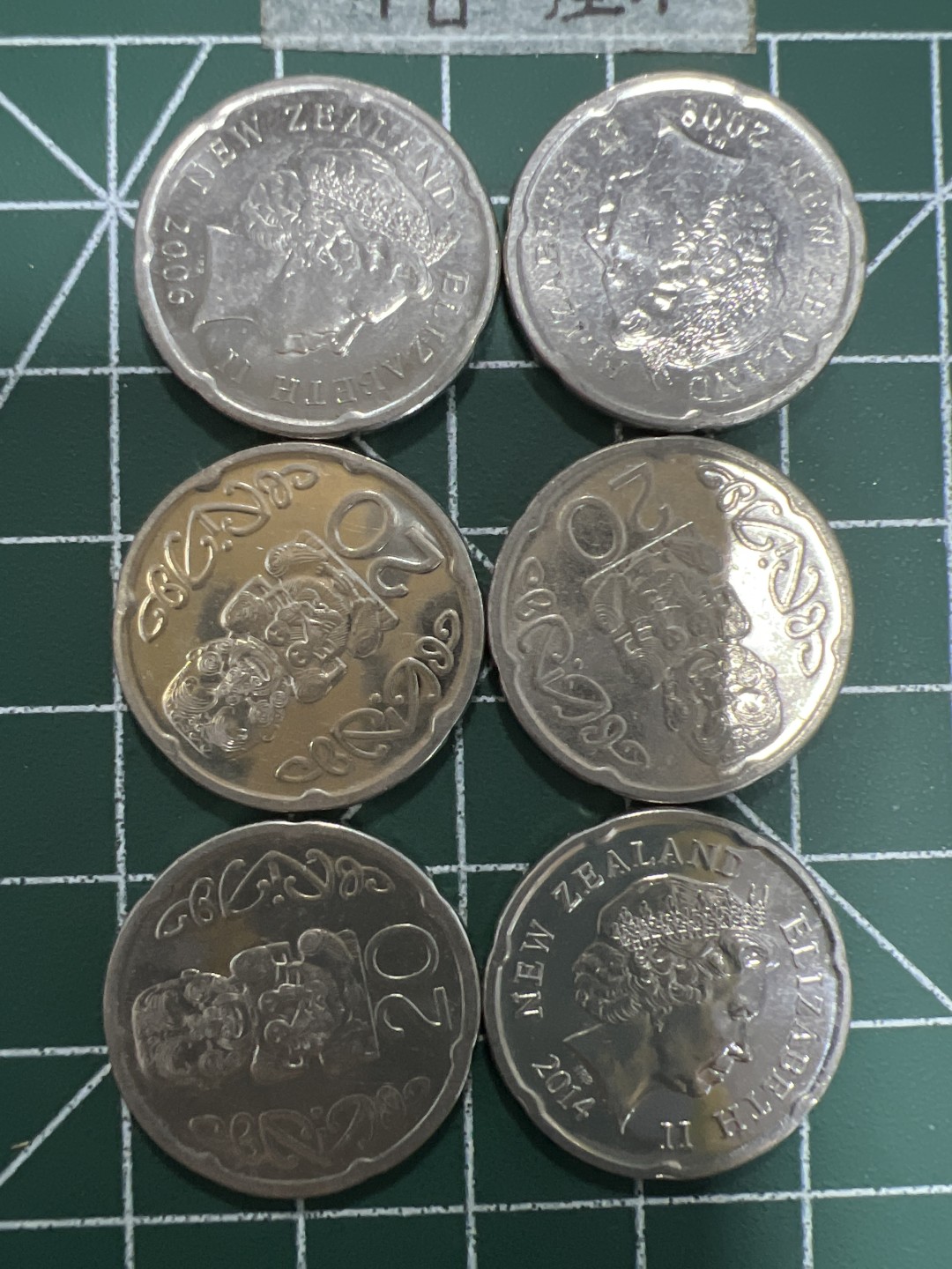 泡泡堂第三十四期  世界硬币纪念章专场（无押金，无佣金，捡漏，无押金，无佣金，捡漏，全场20包邮，偏远地区除外） 新西兰二十分六个