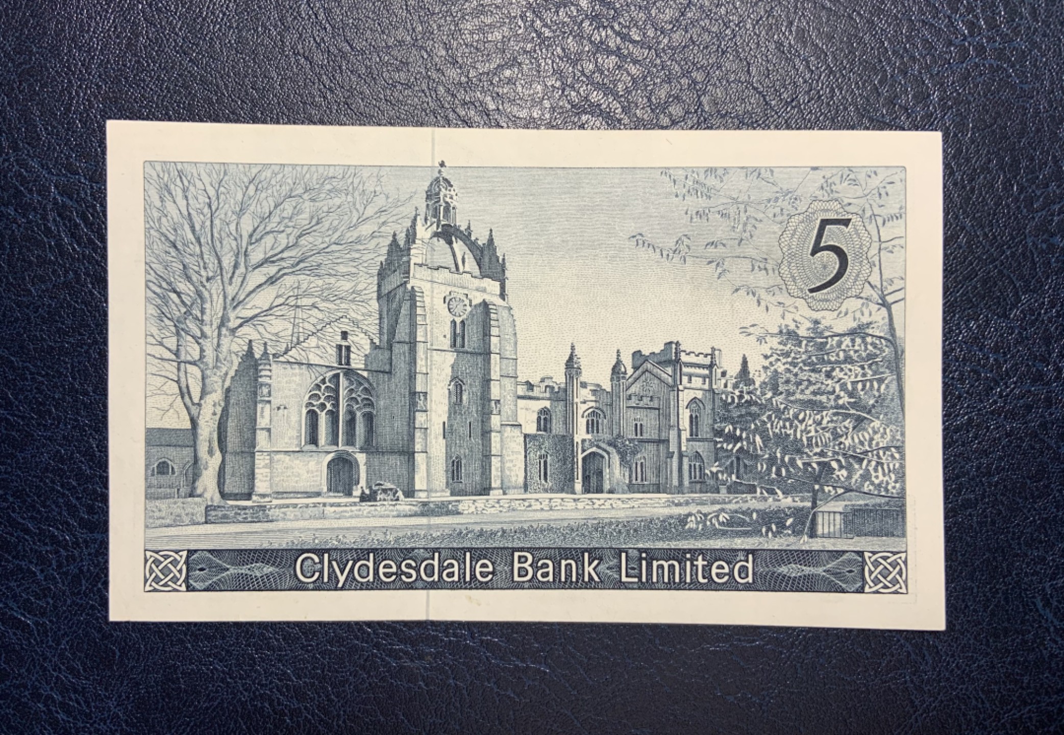 收藏联盟Quantum Auction 第179期拍卖 苏格兰1963年5镑 品相AU 细节如图