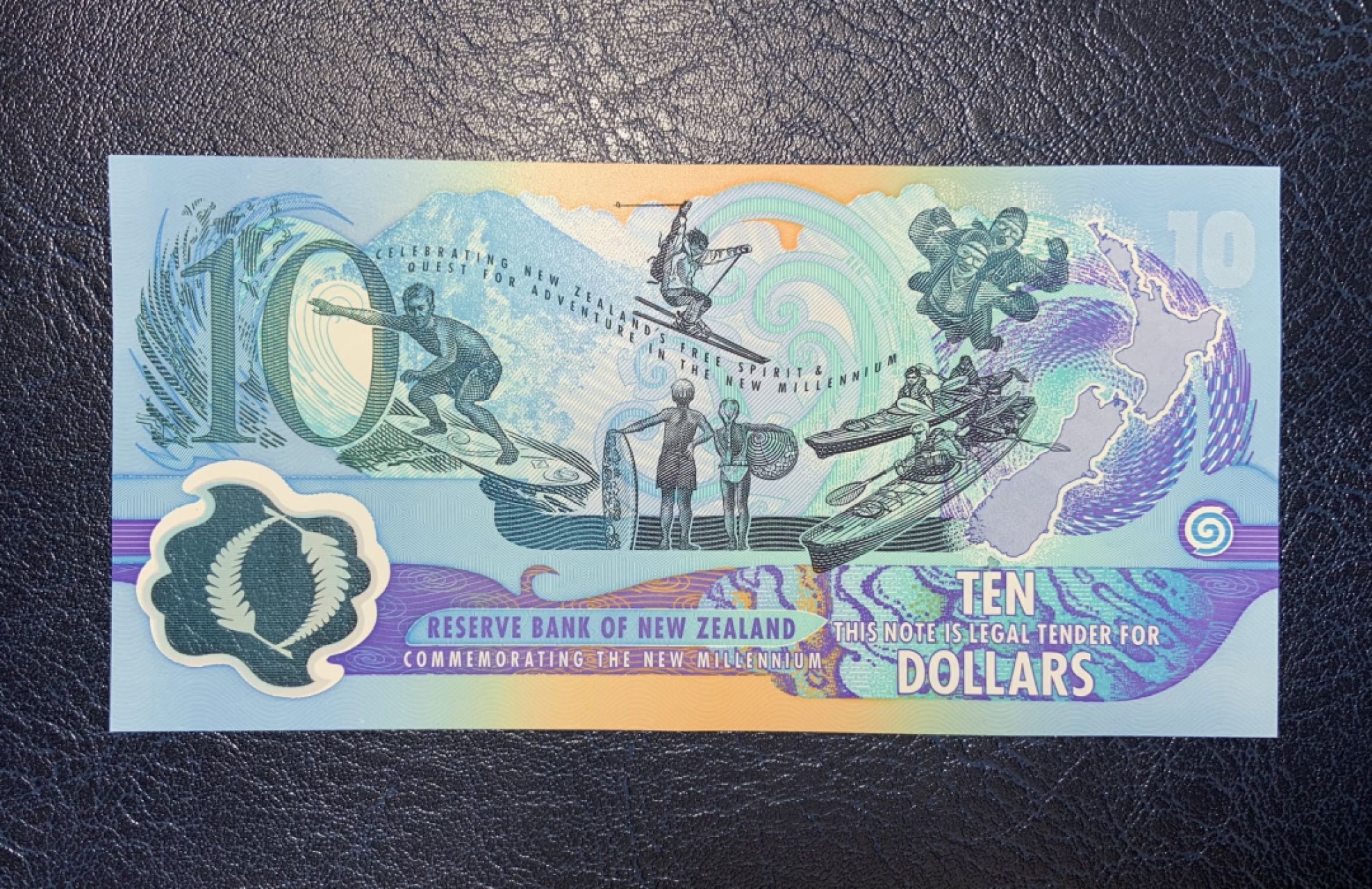 收藏联盟Quantum Auction 第179期拍卖 新西兰2000年10元 全新UNC 千禧年纪念钞 塑料币 少见