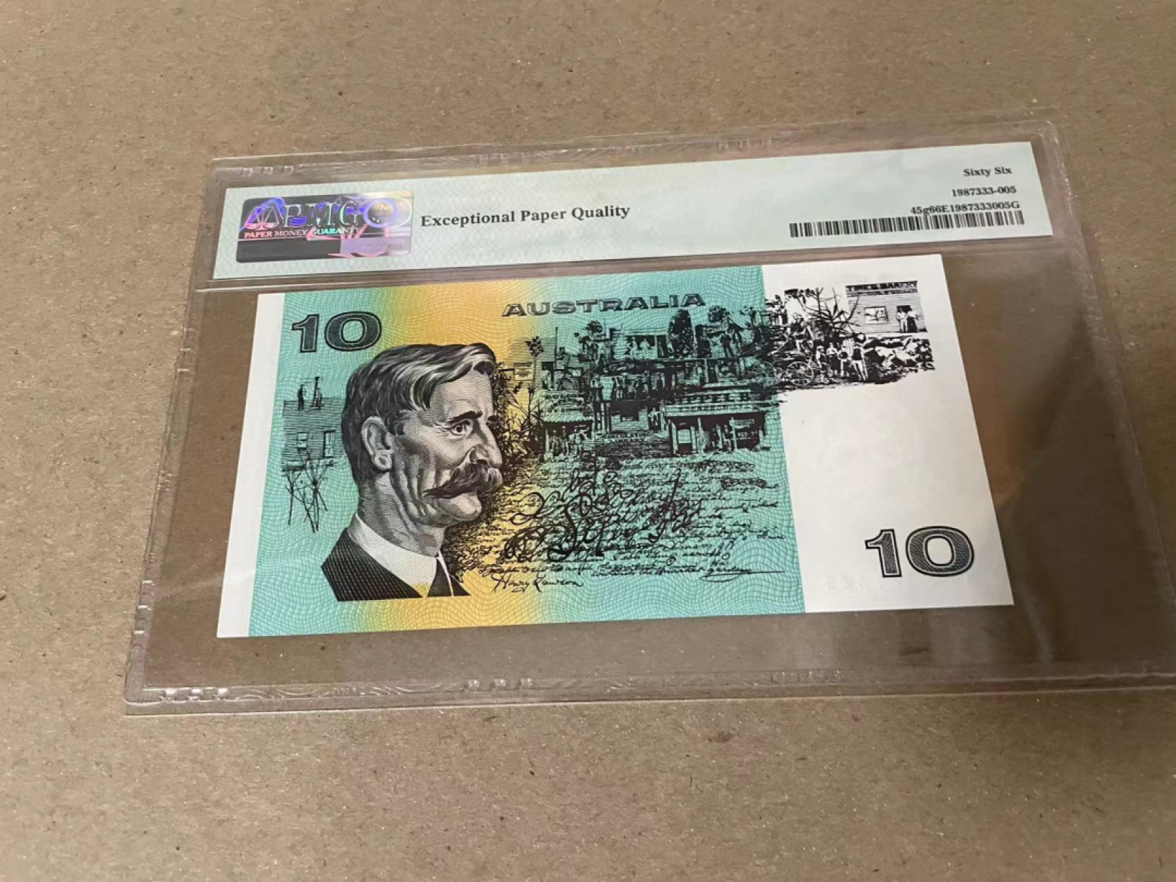 【Blue Auction】✨世界纸币精拍第206期【精】 【无47】澳大利亚 1991年10元 PMG66EPQ 