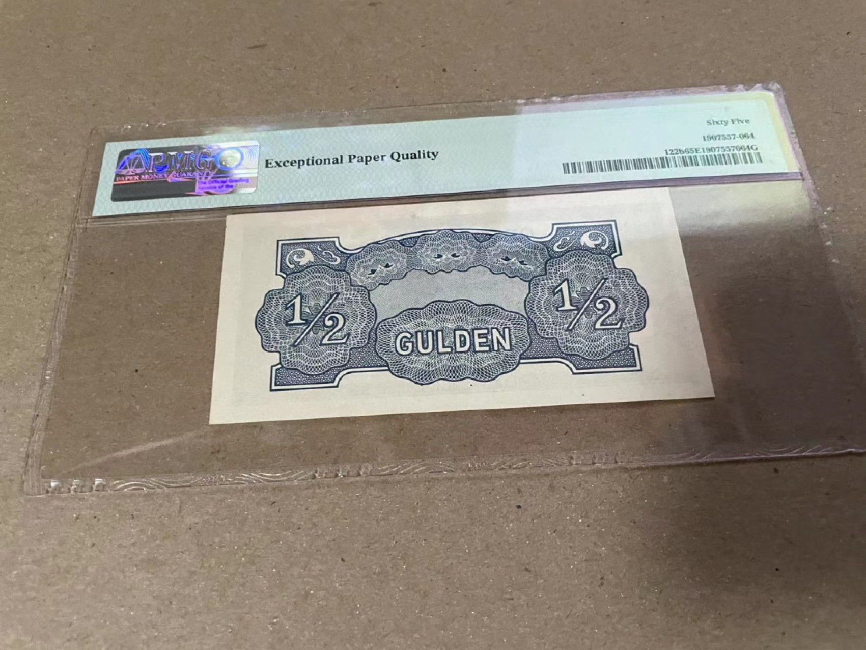 【Blue Auction】✨世界纸币精拍第206期【精】 荷属东印度 1942年1/2盾 PMG65EPQ