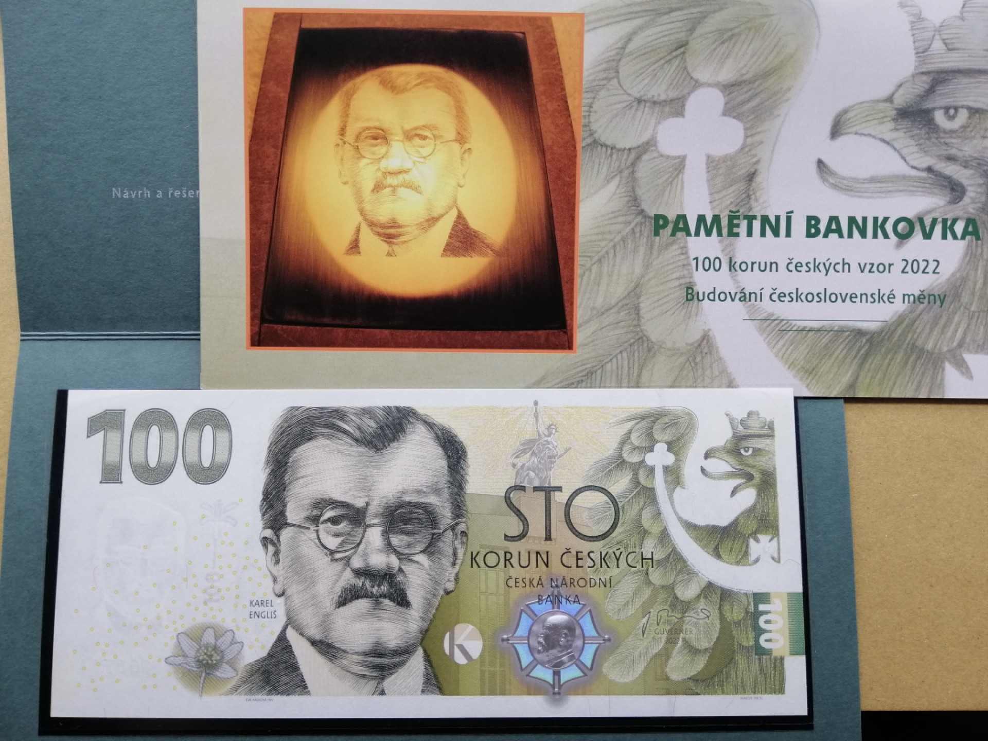 【Blue Auction】✨世界纸币精拍第206期【精】 【原装带册】捷克 2022年100克朗 纪念钞 精美 全新UNC