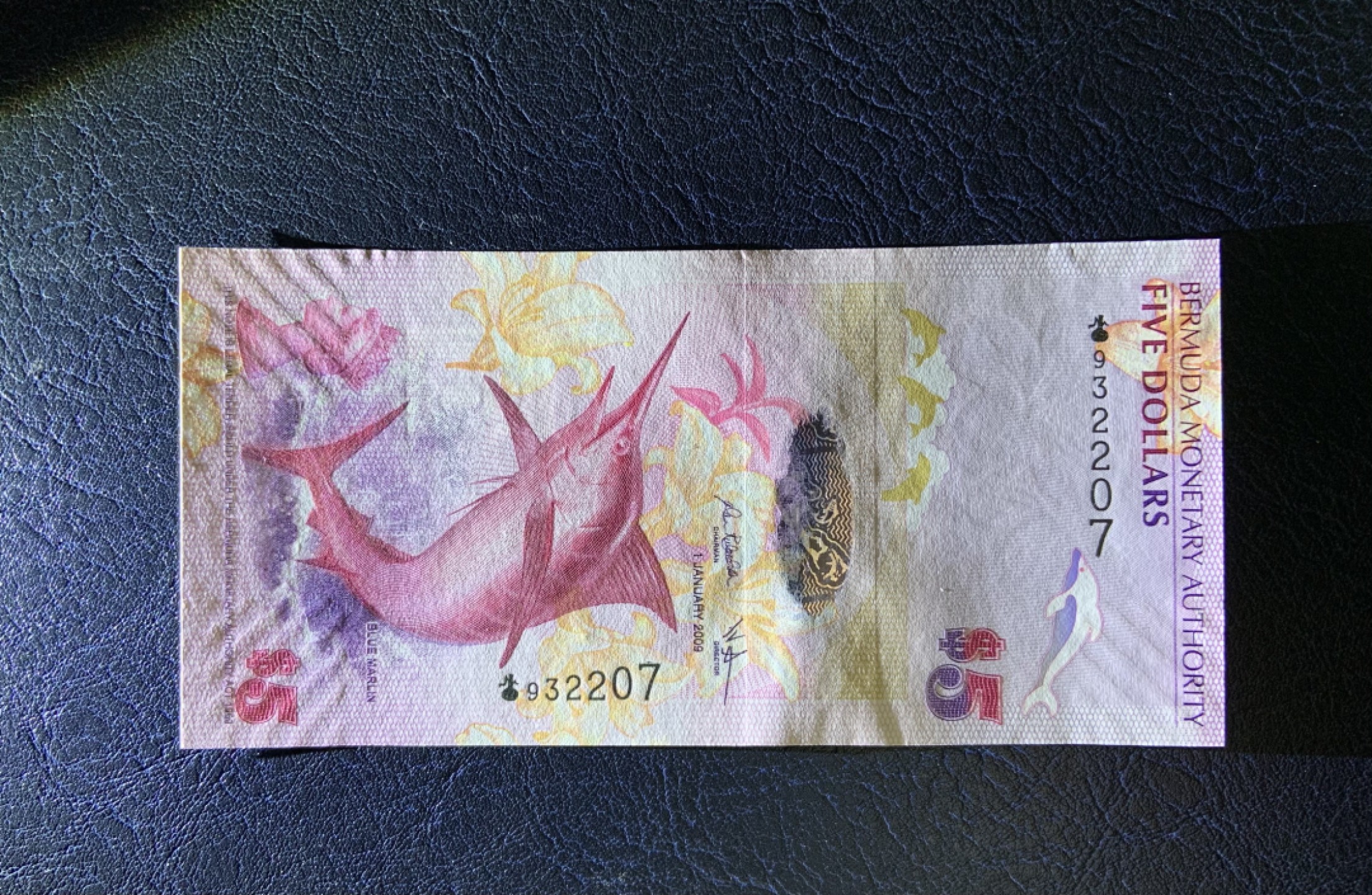 收藏联盟Quantum Auction 第179期拍卖 百慕大2009年5元 全新UNC 首发洋葱冠 剑鱼