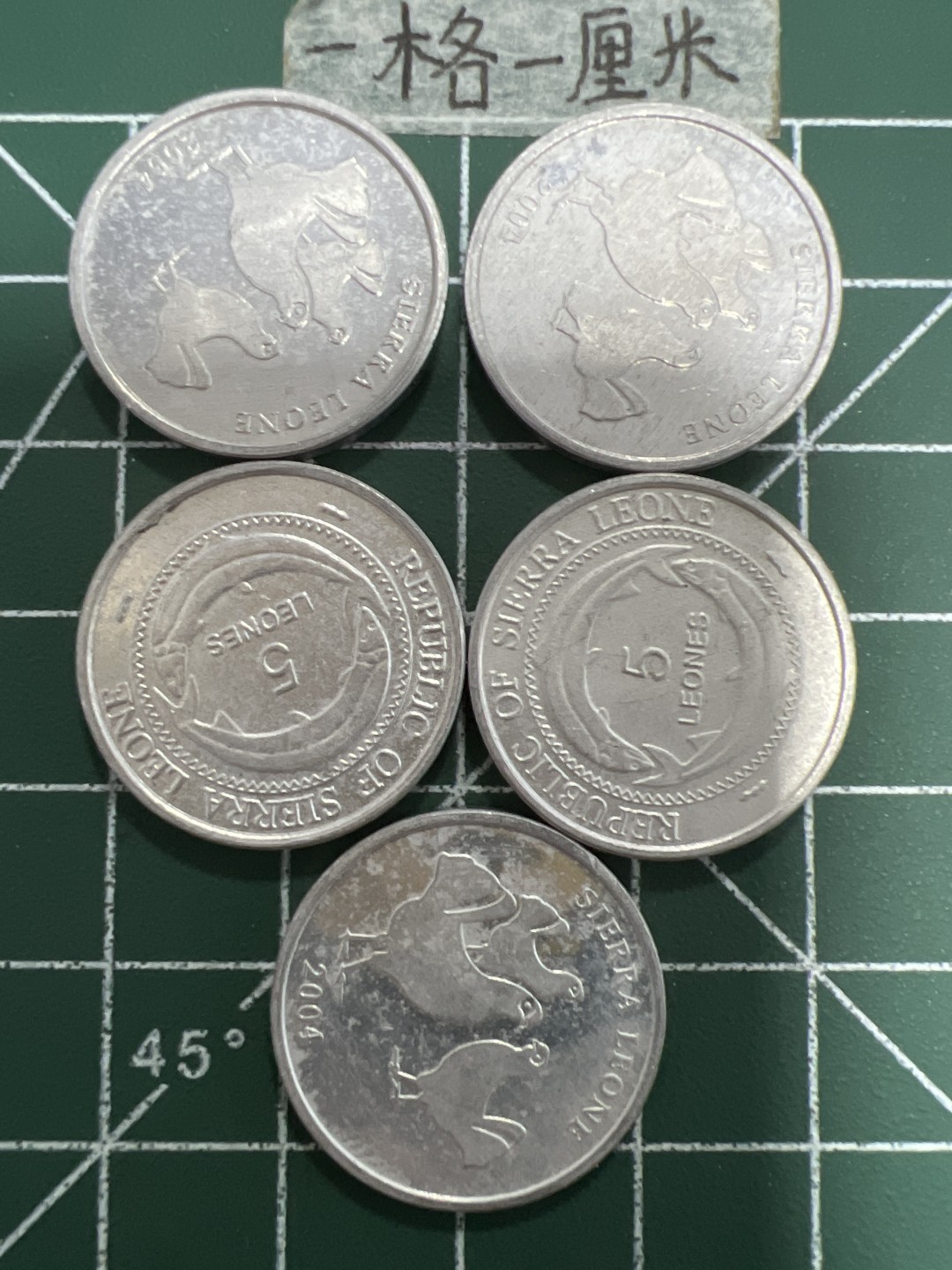 泡泡堂第三十四期  世界硬币纪念章专场（无押金，无佣金，捡漏，无押金，无佣金，捡漏，全场20包邮，偏远地区除外） 塞拉利昂母鸡五个