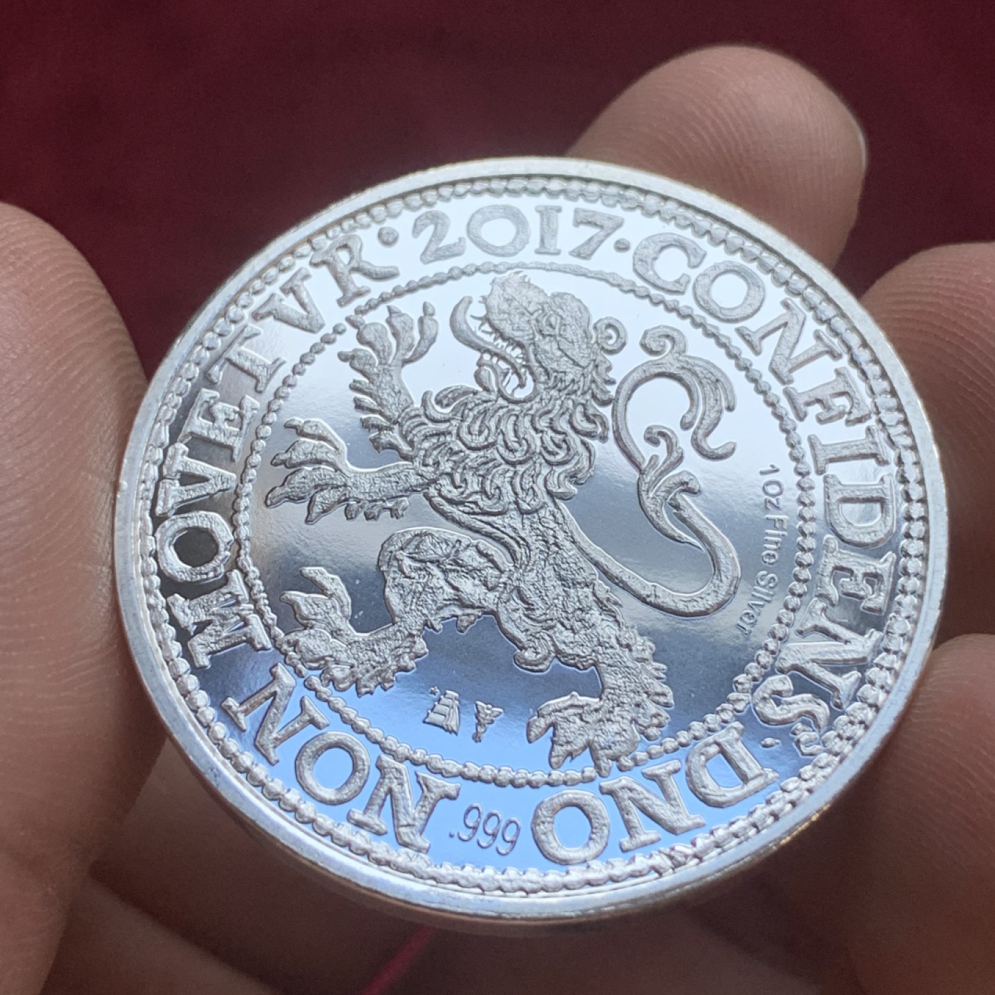 《竞宝斋》第77场-本周日，周一，周四3场拍卖（全场不限金额包邮） 2017年荷兰武士复刻1盎司银币 含银量99.9% 31.1克