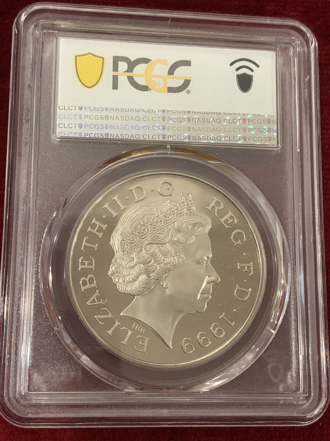 《竞宝斋》第77场-本周日，周一，周四3场拍卖（全场不限金额包邮） PCGS-PR69DCAM 英国1999年 5英镑 戴安娜王妃纪念币