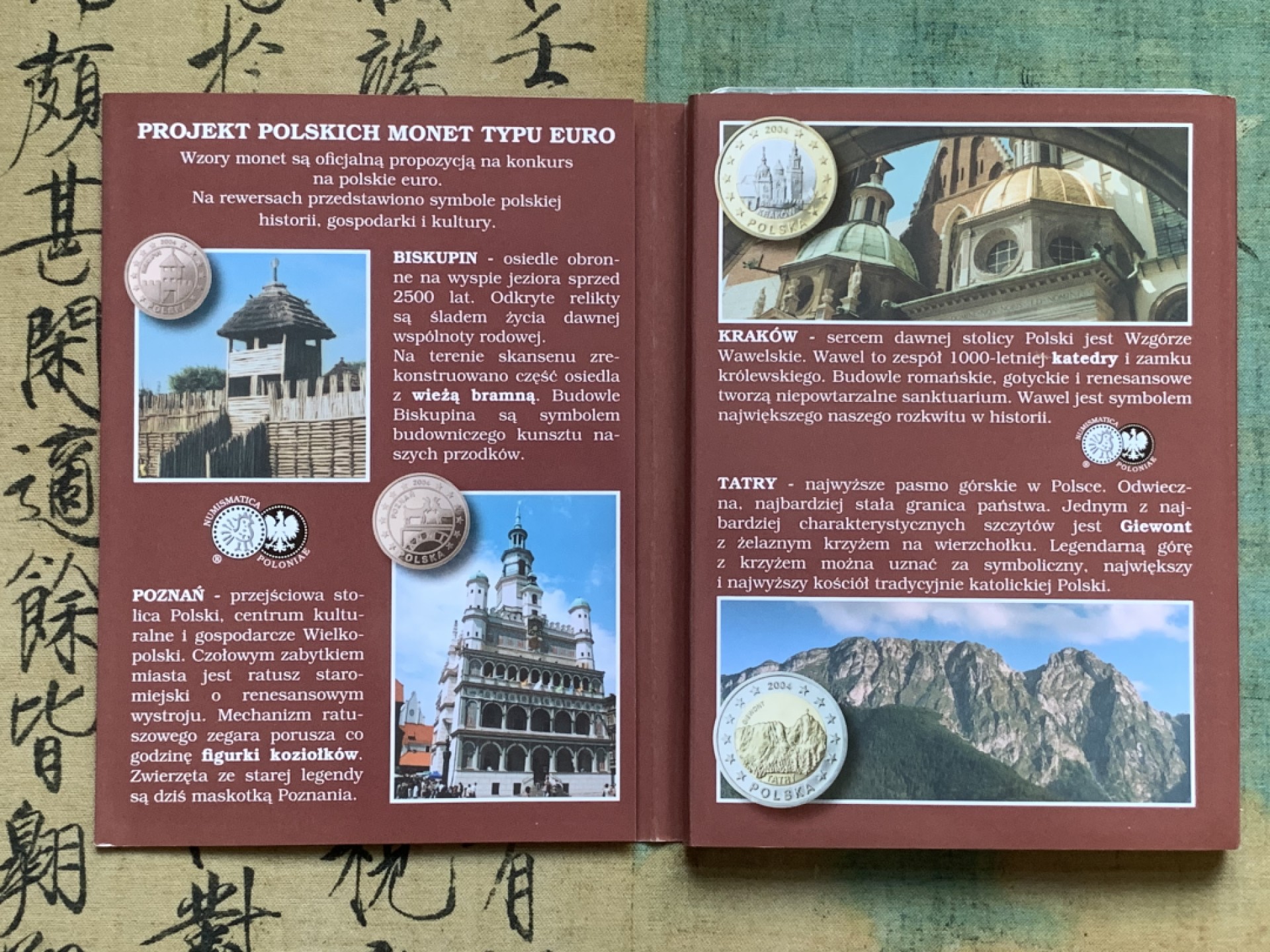 《竞宝斋》第77场-本周日，周一，周四3场拍卖（全场不限金额包邮） 卡装 波兰2004年 九枚套1分到5欧元 ESSAI厂试铸欧元套币
