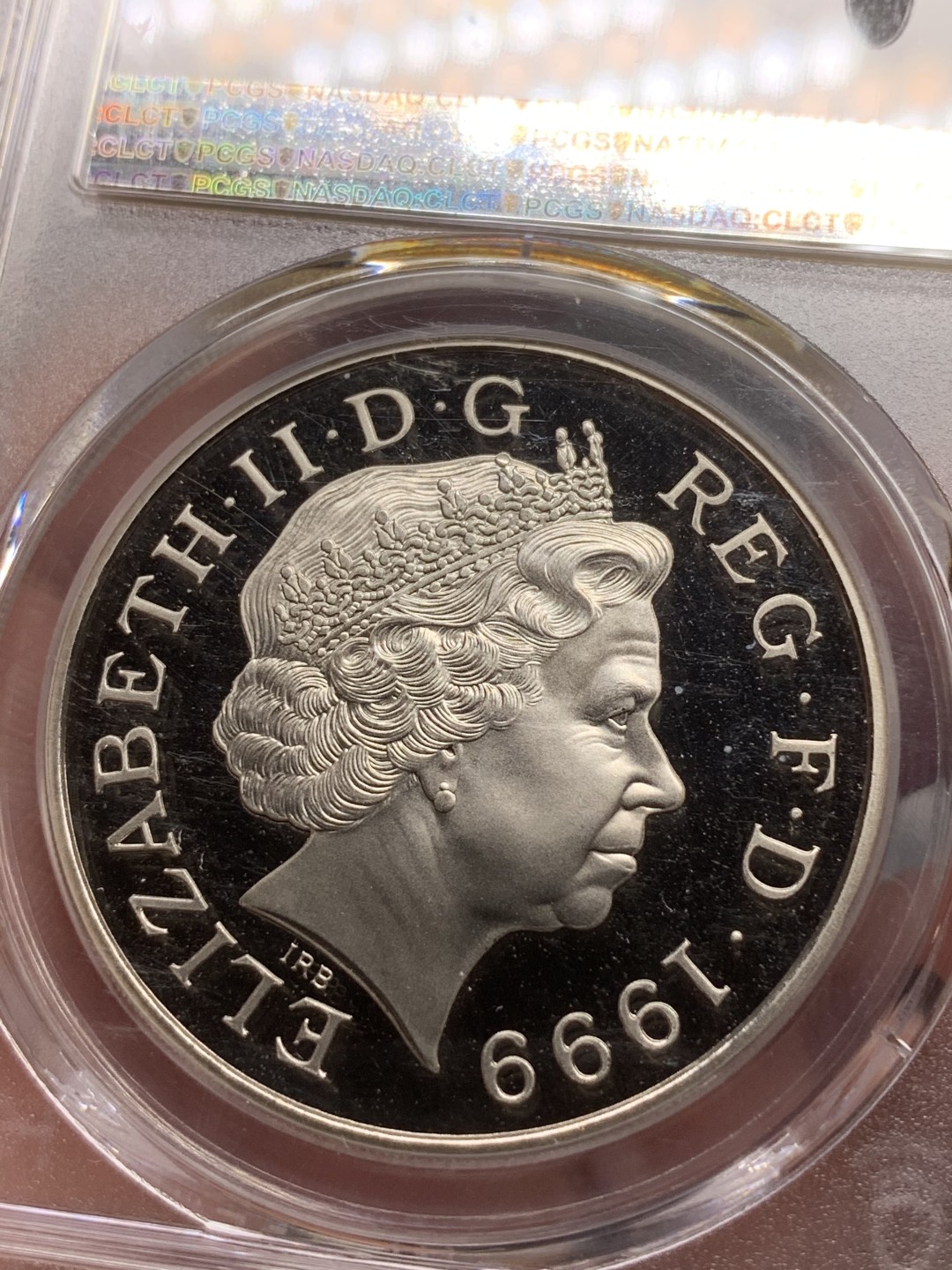 《竞宝斋》第77场-本周日，周一，周四3场拍卖（全场不限金额包邮） PCGS-PR69DCAM 英国1999年 5英镑 戴安娜王妃纪念币