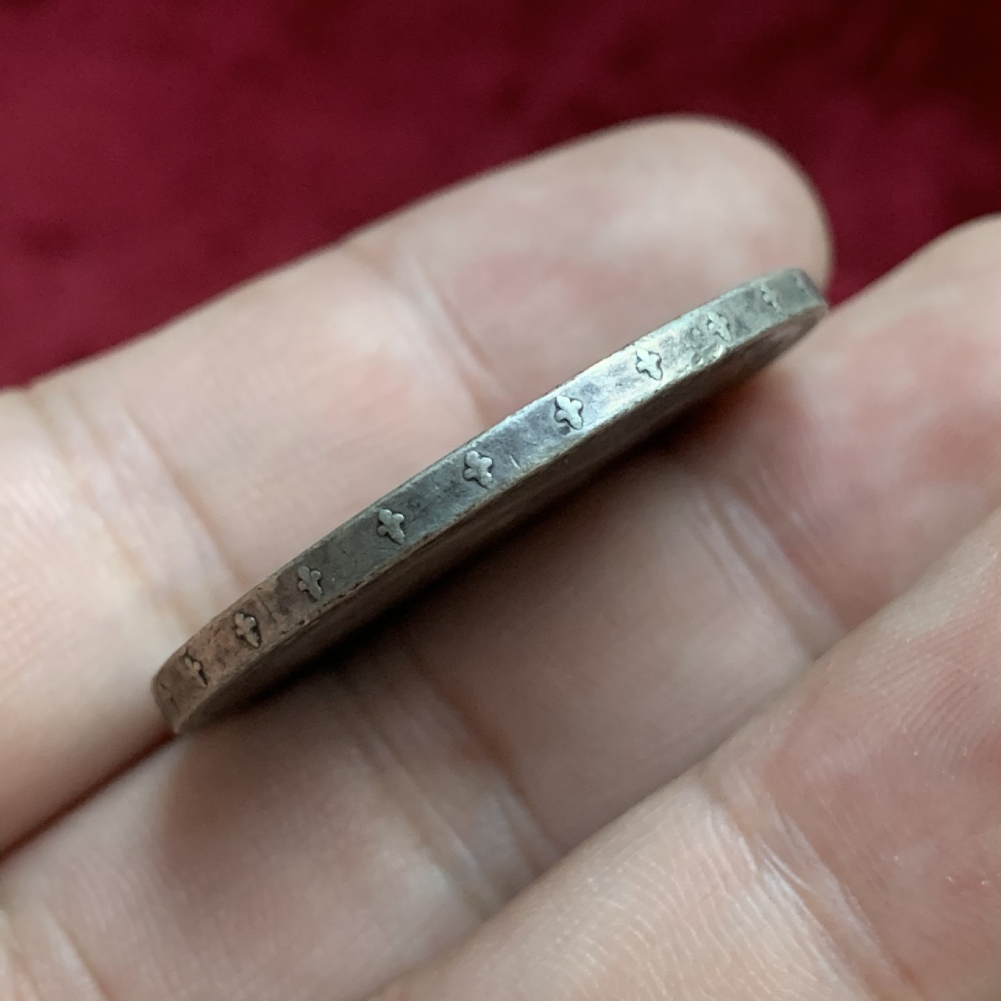 《竞宝斋》第77场-本周日，周一，周四3场拍卖（全场不限金额包邮） 西班牙阿方索十三世5比塞塔银币，黑彩，1897年。