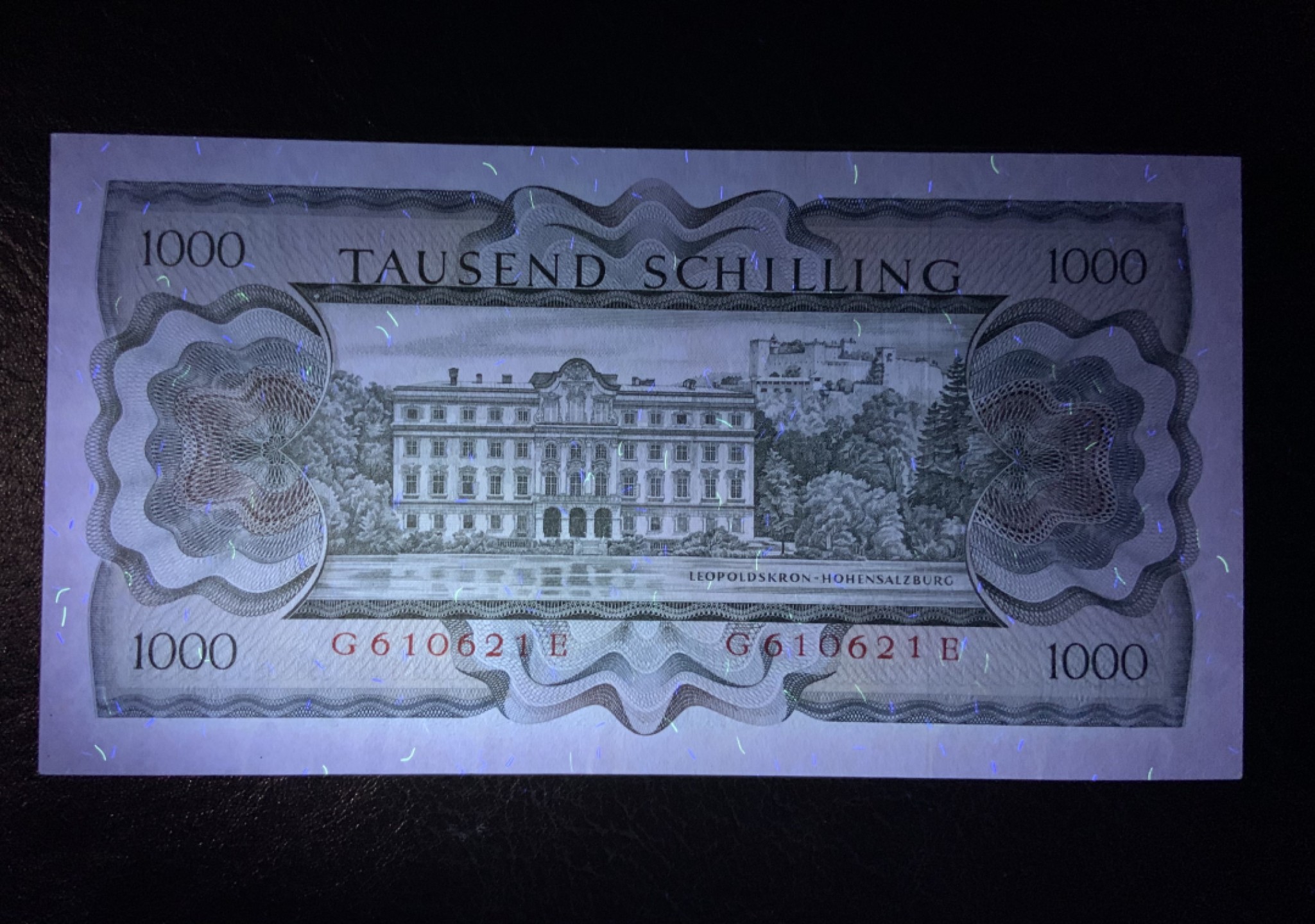 收藏联盟Quantum Auction 第179期拍卖 奥地利1966年1000先令 苏特纳 品相全新UNC- 票面有点钞痕