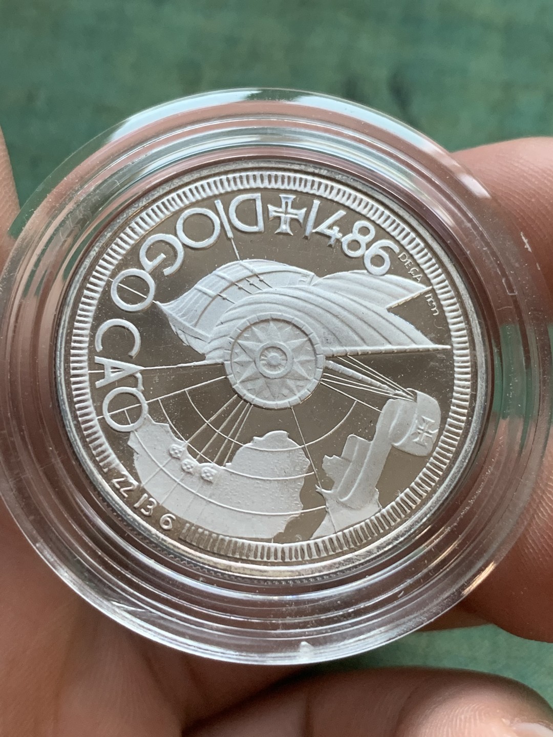 《竞宝斋》第77场-本周日，周一，周四3场拍卖（全场不限金额包邮） 原盒证书葡萄牙1988年帆船系列100埃斯库多 精制大银币 一流状态