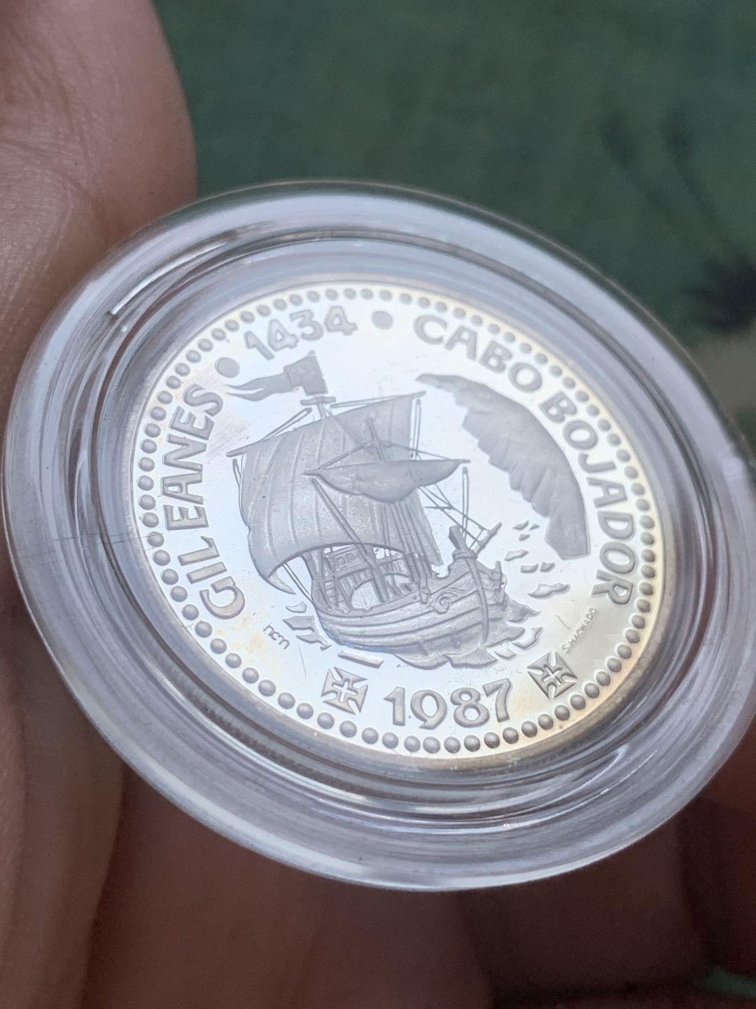 《竞宝斋》第77场-本周日，周一，周四3场拍卖（全场不限金额包邮） 原盒证书葡萄牙1988年帆船系列100埃斯库多 精制大银币 一流状态