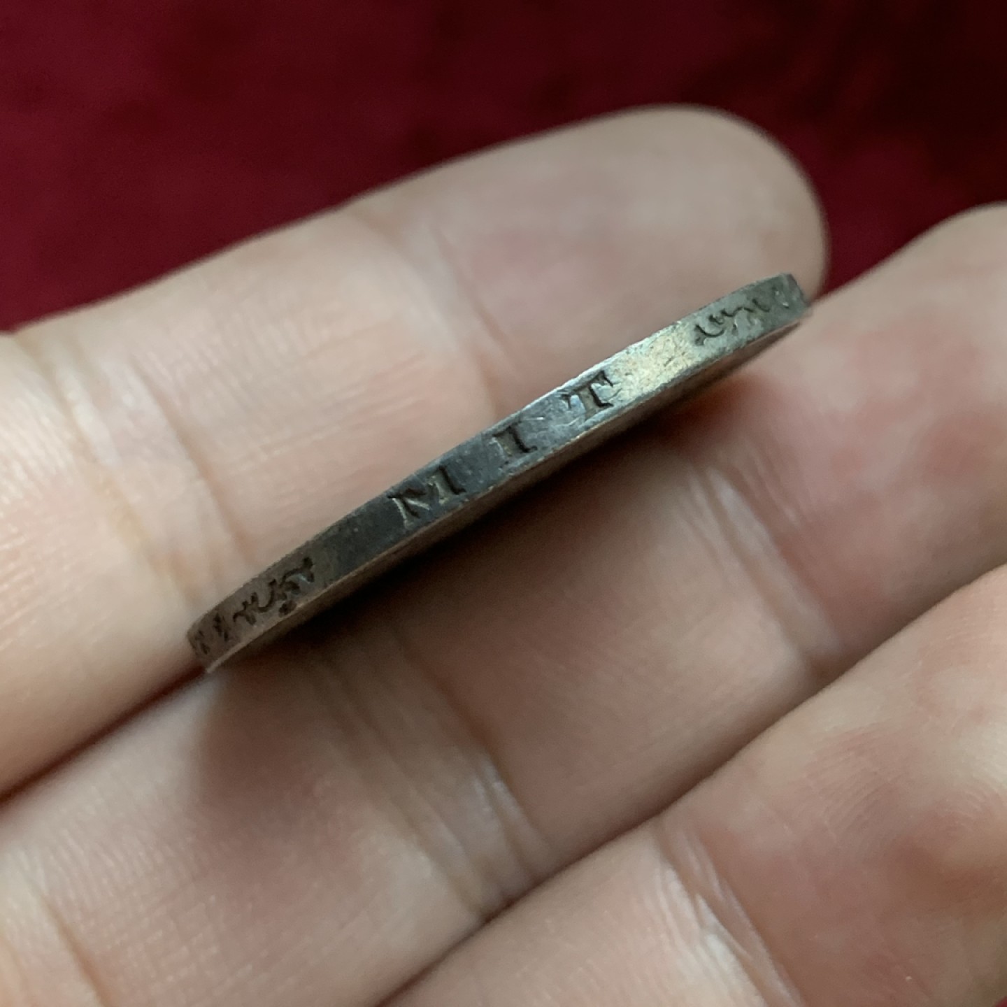 《竞宝斋》第77场-本周日，周一，周四3场拍卖（全场不限金额包邮） 德国汉堡市双狮3马克，自然黑包浆，1909年。