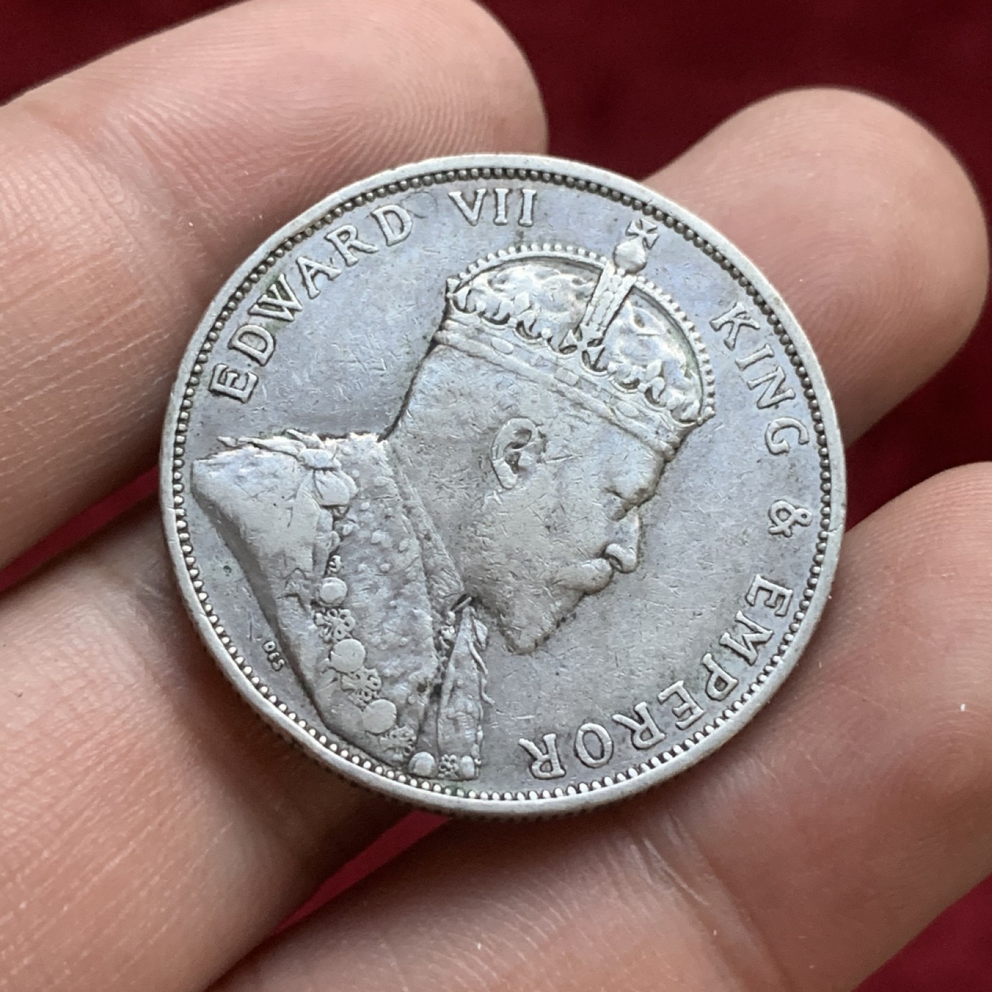 《竞宝斋》第77场-本周日，周一，周四3场拍卖（全场不限金额包邮） 香港半圆 1902年 50分 细节好 XF-AU的品