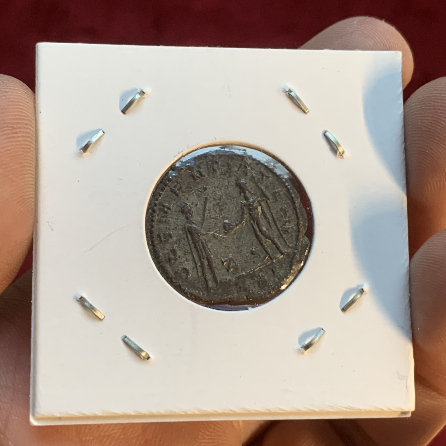 《竞宝斋》第77场-本周日，周一，周四3场拍卖（全场不限金额包邮） 公元276-282年古罗马普罗布斯洗银币（还有部分银层残留）