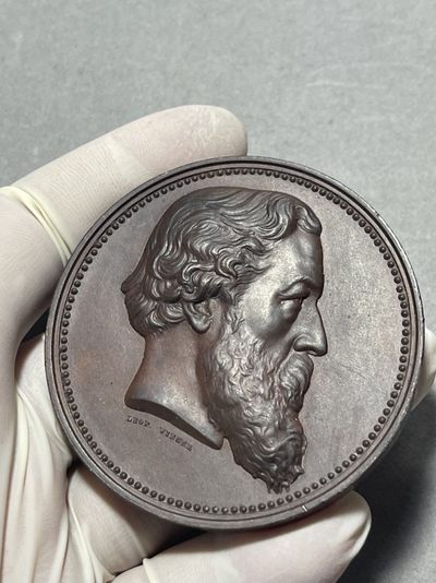 第三期，欧洲法国章牌限时拍卖～ - 比利时安特卫普大胡子纪念铜章