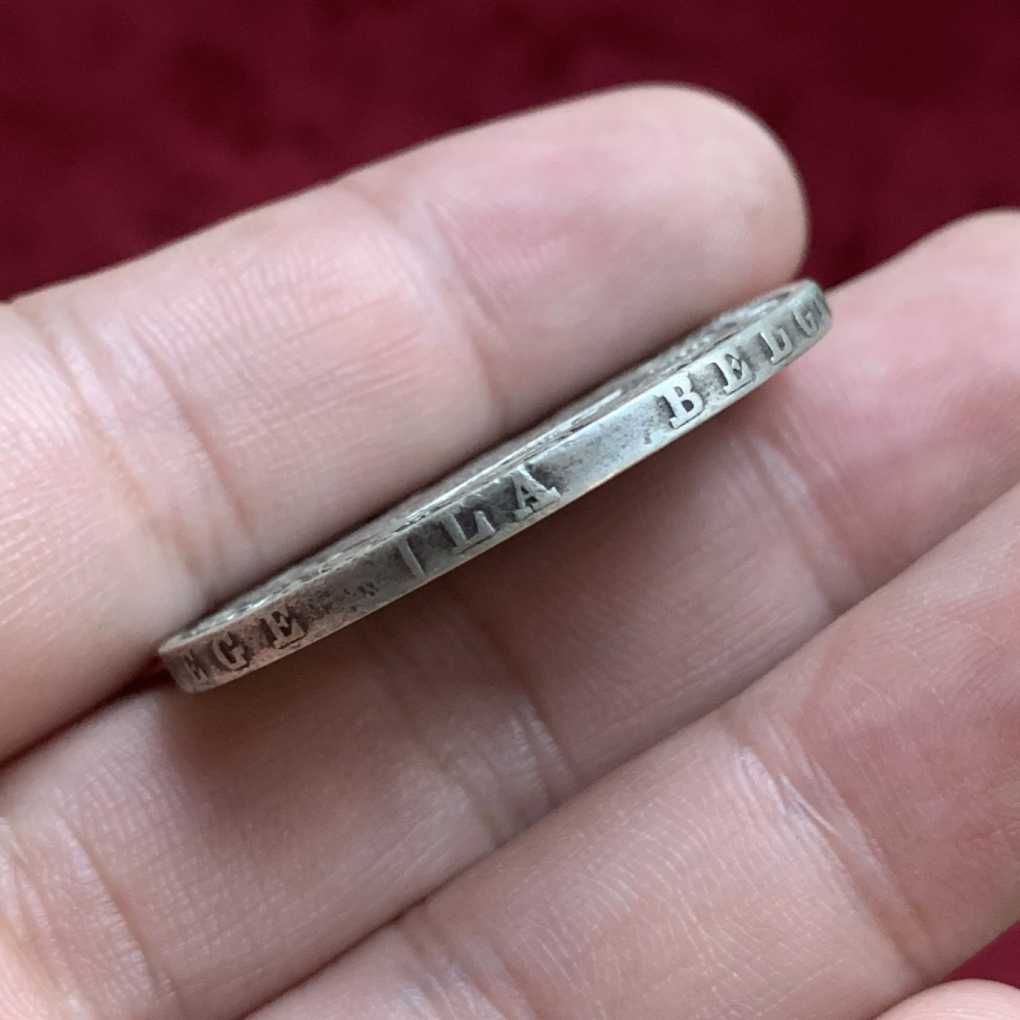 《竞宝斋》第77场-本周日，周一，周四3场拍卖（全场不限金额包邮） 比利时 1869年 利奥波德二世 5法郎 银币 原味好品