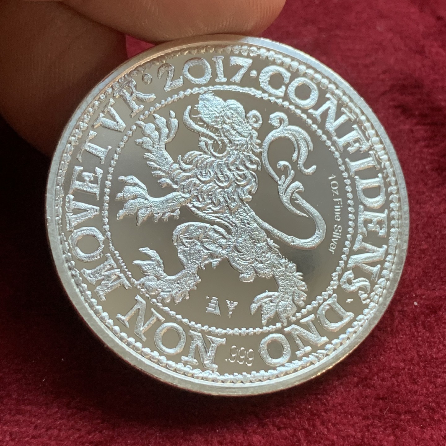 《竞宝斋》第77场-本周日，周一，周四3场拍卖（全场不限金额包邮） 2017年荷兰武士复刻1盎司银币 含银量99.9% 31.1克