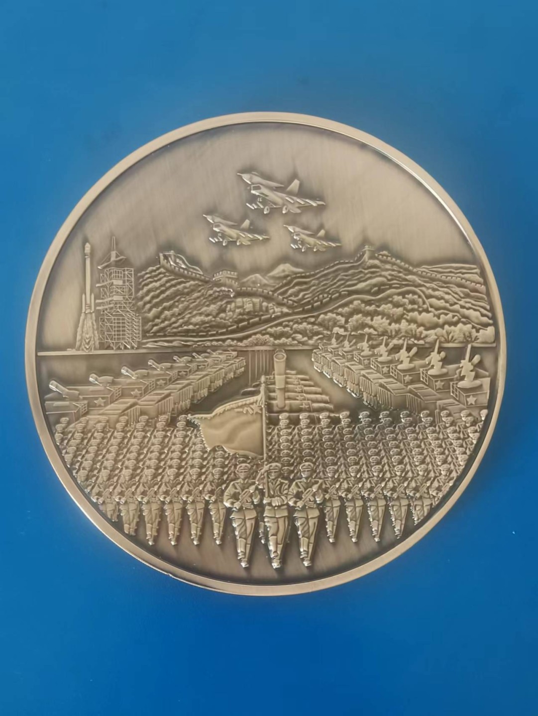 国章精选 新中国成立60周年首都阅兵铜章